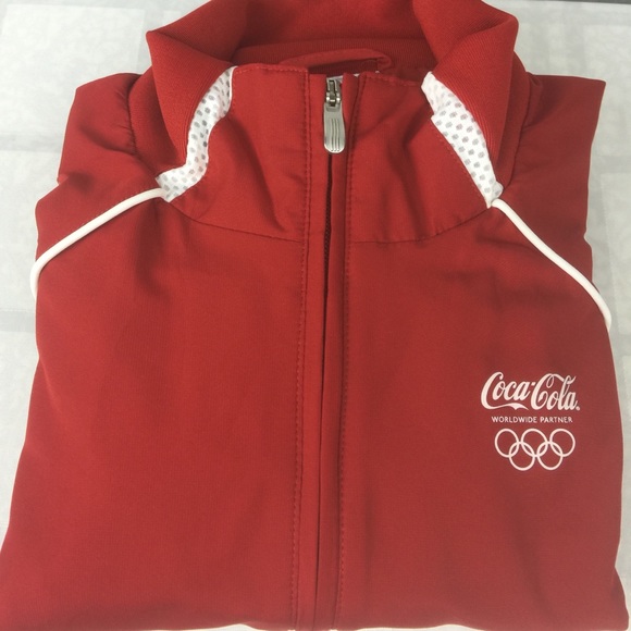 red adidas zip up